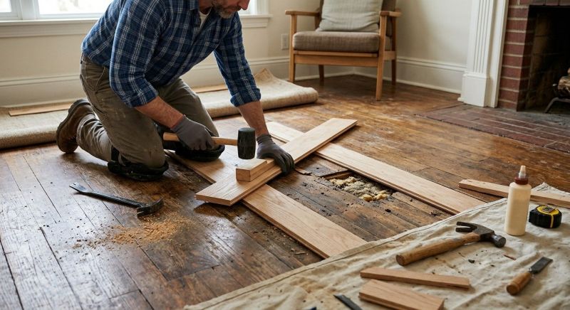Floor Board Repair