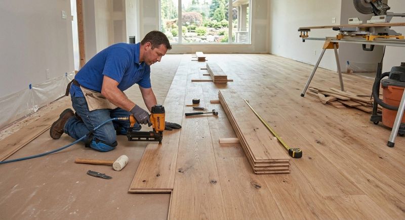 Plank Floor Installation