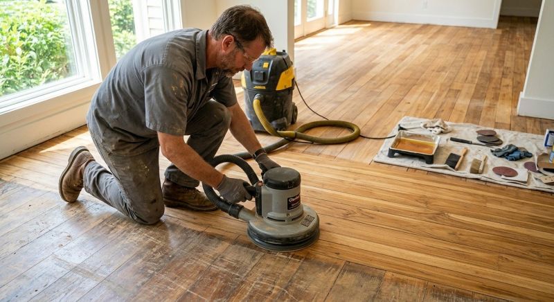 Teak Floor Refinishing
