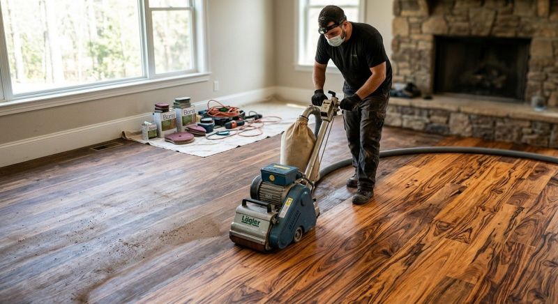 Tiger Wood Floor Refinishing