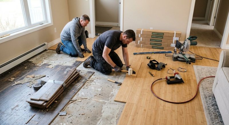 Bamboo Flooring Installation in Monument, CO