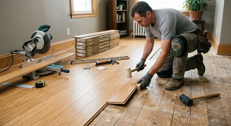Bamboo Flooring Installation in Monument, CO
