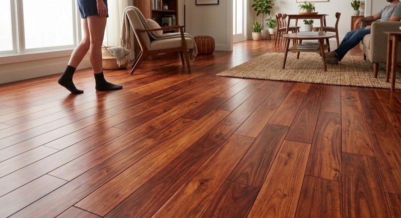 Cherry Floor Installation in Woodland Park, CO
