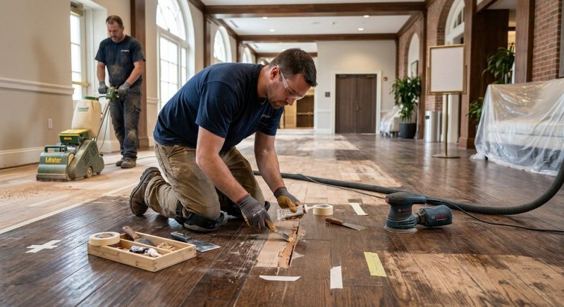 Commercial Hardwood Repair in El Paso County, CO