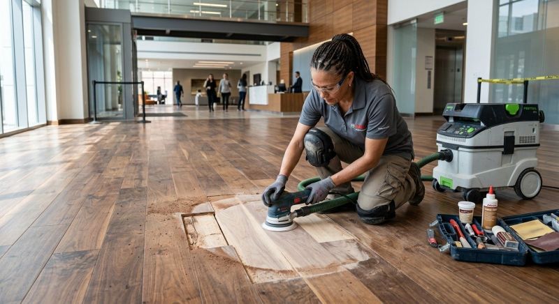 Commercial Hardwood Repair in Peyton, CO