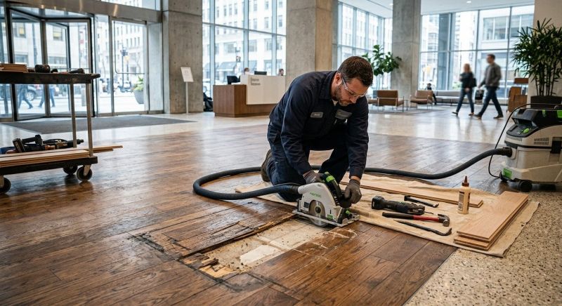 Commercial Hardwood Repair in Peyton, CO