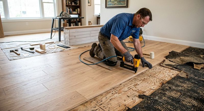 Finished Floor Installation in Monument, CO