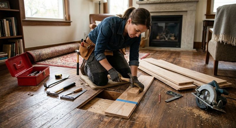 Floor Board Repair in Castle Rock, CO