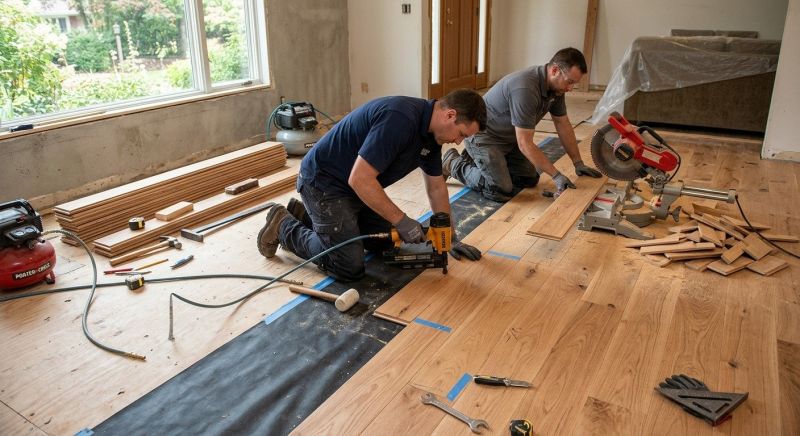 Hardwood Floor Installation in Elizabeth, CO