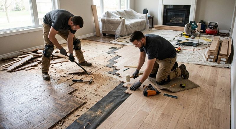 Hardwood Floor Installation in Monument, CO