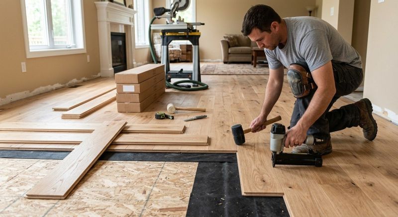 Hardwood Floor Installation in Monument, CO