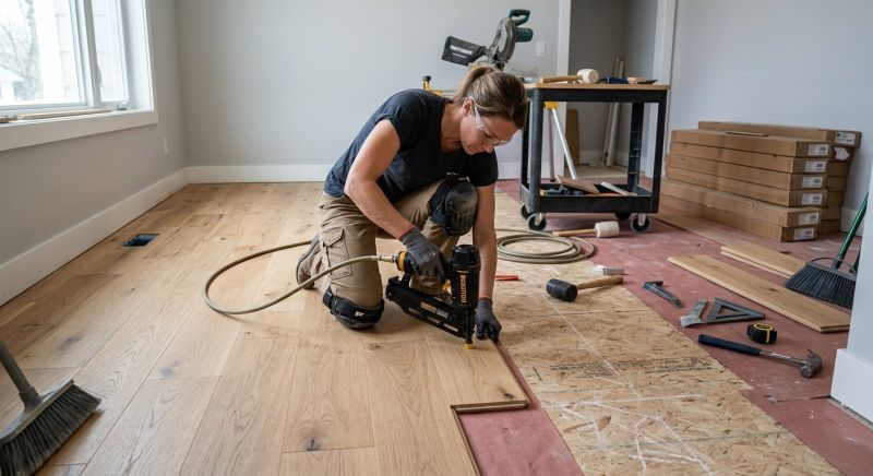 Hardwood Floor Installation in Peyton, CO