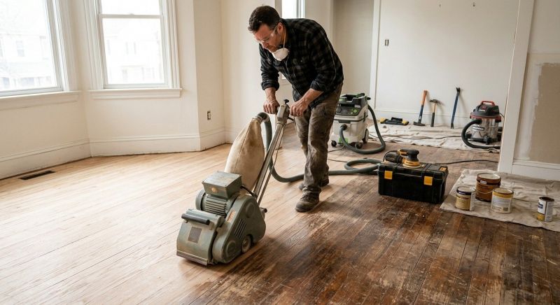 Hardwood Floor Renovation in Monument, CO