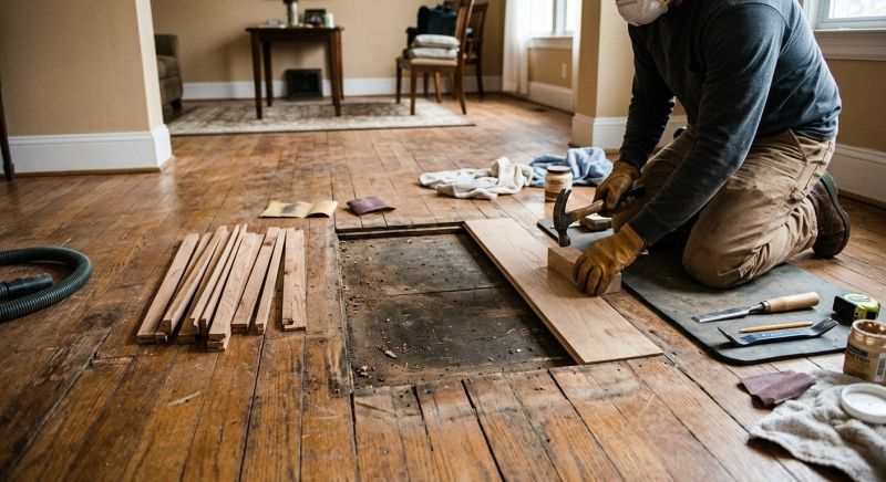 Hardwood Floor Repair in Elbert County, CO