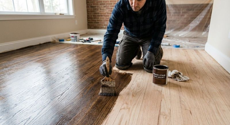 Hardwood Floor Staining in Castle Rock, CO