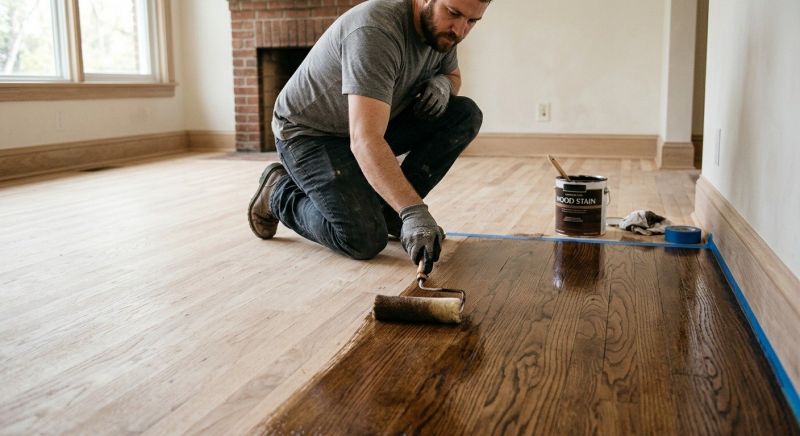 Hardwood Floor Staining in El Paso County, CO