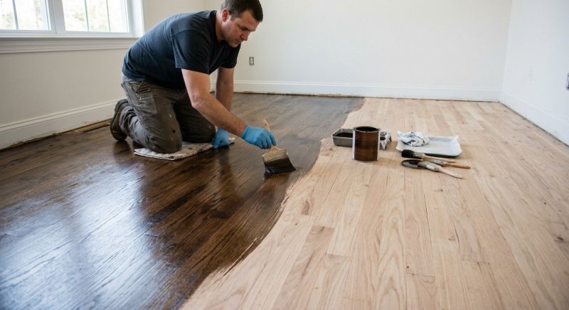 Hardwood Floor Staining in El Paso County, CO