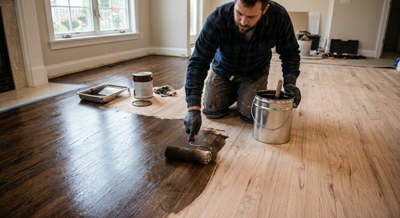 Hardwood Floor Staining in Monument, CO