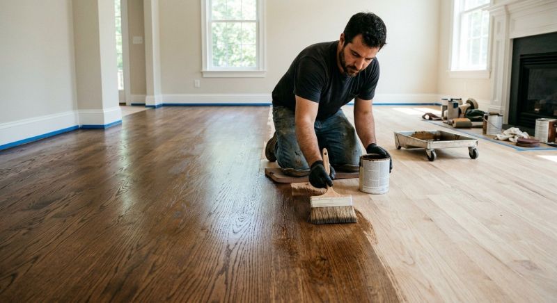 Hardwood Floor Staining in Palmer Lake, CO