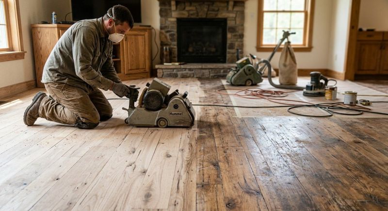 Hickory Floor Refinishing in Monument, CO