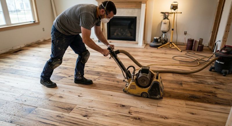 Hickory Floor Refinishing in Monument, CO
