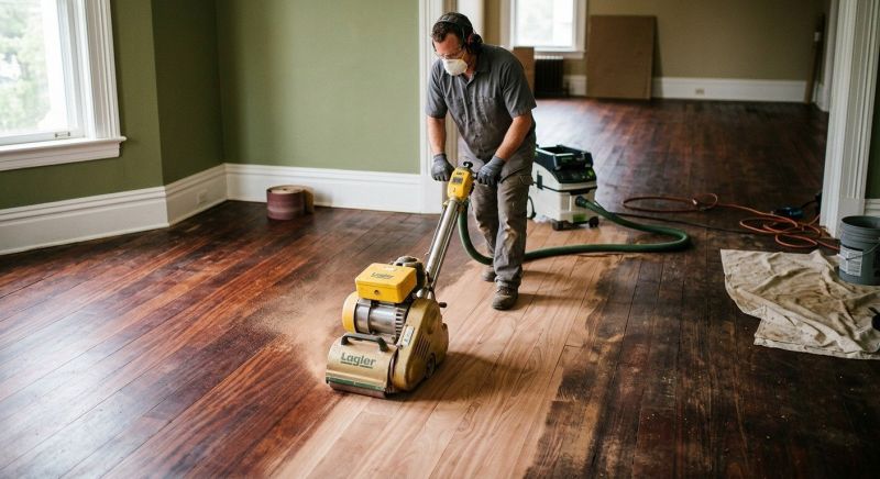 Mahogany Floor Refinishing in Monument, CO