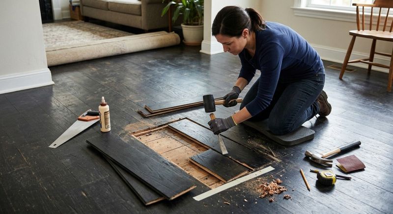 Mahogany Floor Repair in Monument, CO