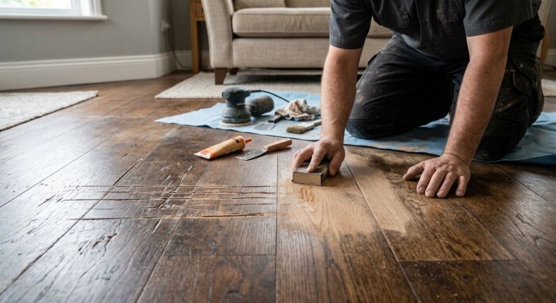 Mahogany Floor Repair in Monument, CO
