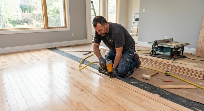 Maple Flooring Installation in Elbert, CO