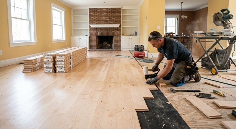 Maple Flooring Installation in Larkspur, CO