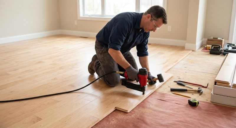 Maple Flooring Installation in Monument, CO