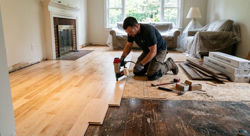 Maple Flooring Installation in Peyton, CO