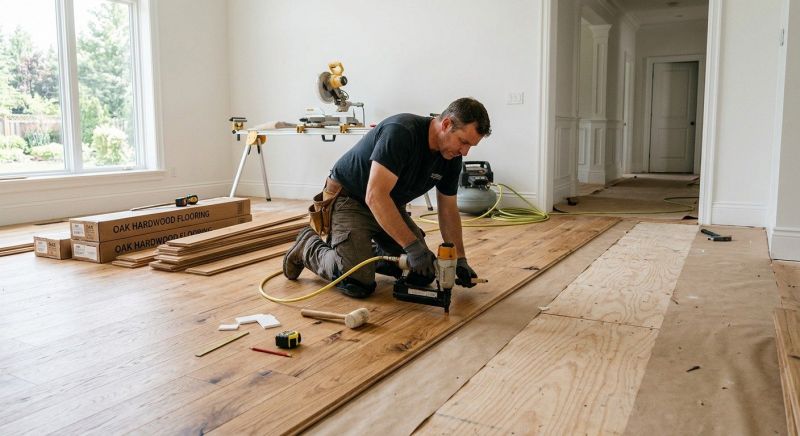Oak Floor Installation in Elbert, CO