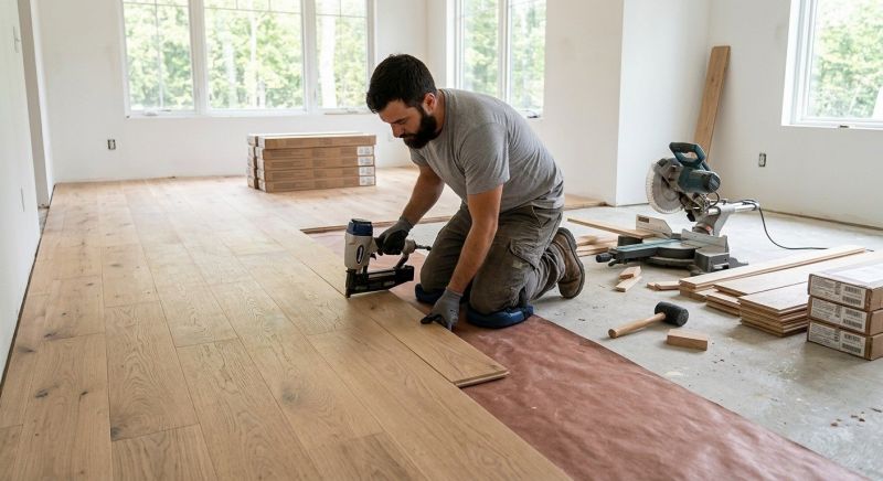 Oak Floor Installation in Elbert County, CO