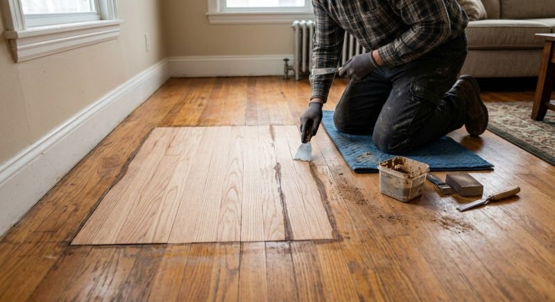 Oak Floor Repair in Monument, CO