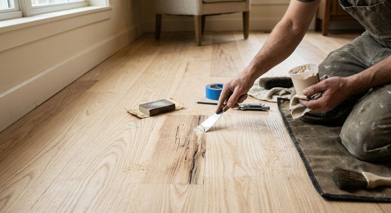 Oak Floor Repair in Monument, CO