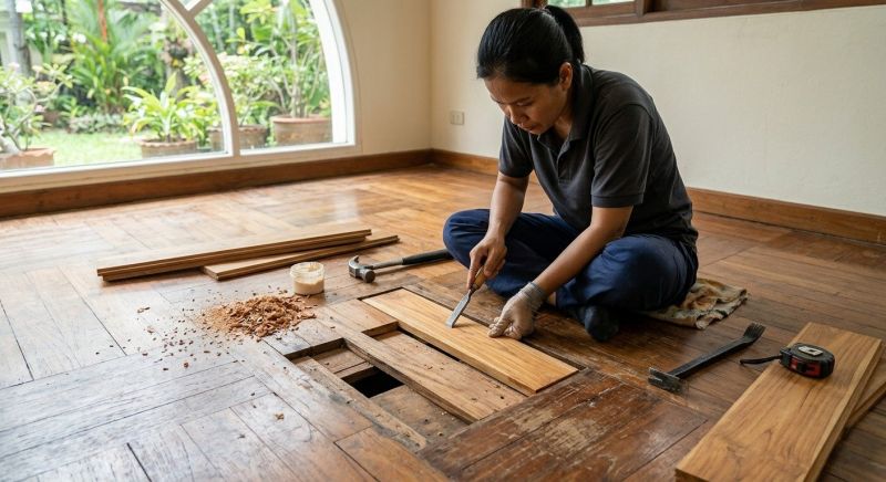 Parquet Flooring Repair in Monument, CO