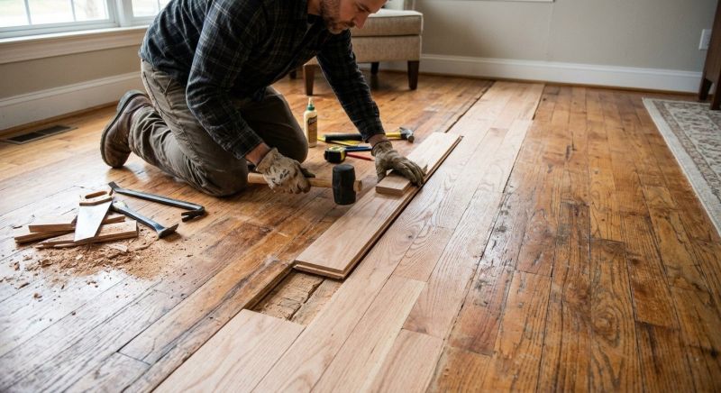 Red Oak Floor Repair in Monument, CO