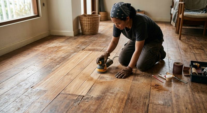 Teak Floor Repair in Monument, CO