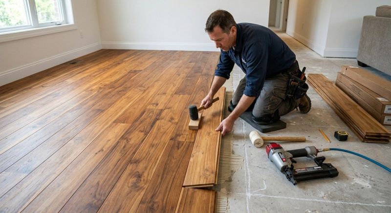 Teak Flooring Installation in Monument, CO