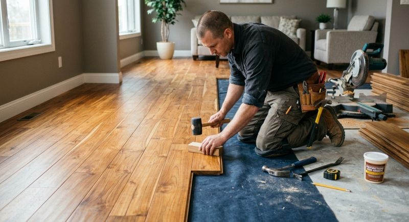 Teak Flooring Installation in Monument, CO