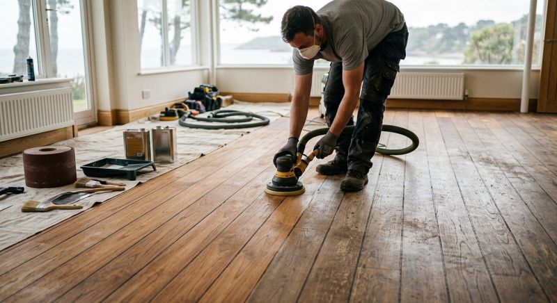 Tiger Wood Floor Refinishing in Monument, CO
