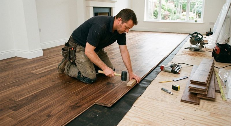 Walnut Flooring Installation in Monument, CO