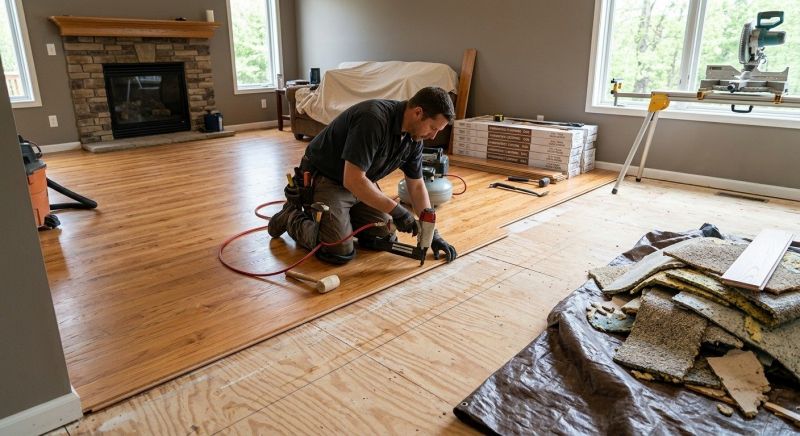 Wood Floor Replacement in Castle Rock, CO