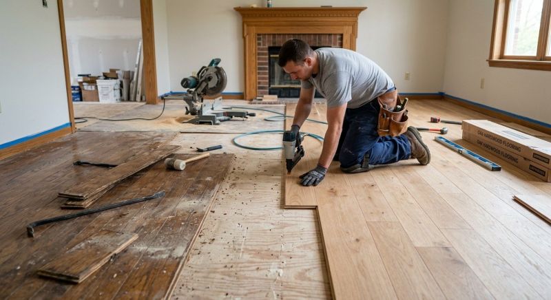 Wood Floor Replacement in Elbert County, CO