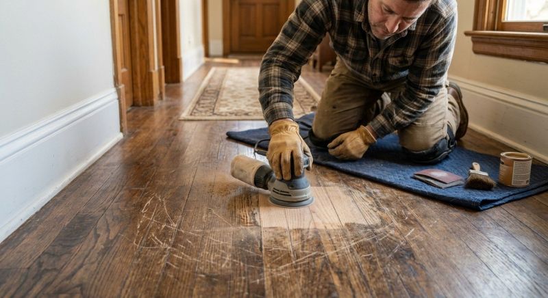 Wood Floor Scratch Repair in Larkspur, CO