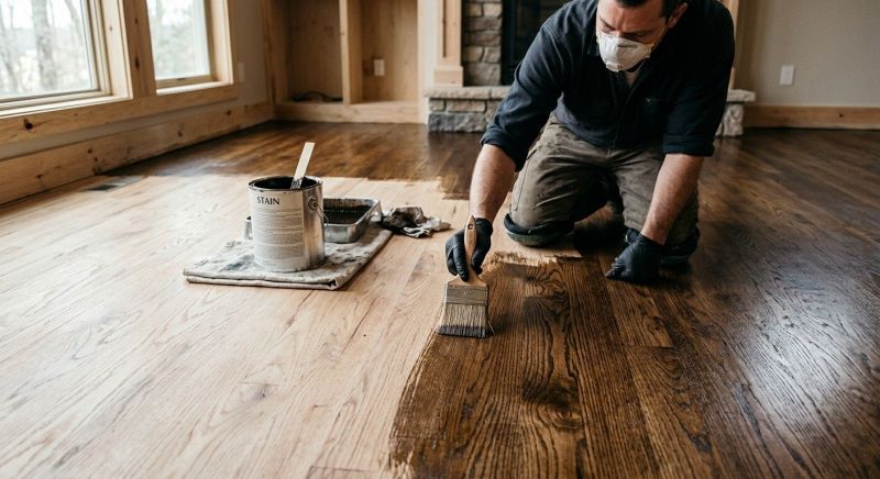 Wood Floor Staining in Monument, CO